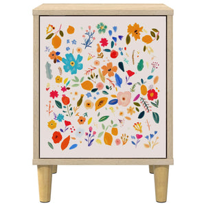 Κομοδίνο MAINZ 2 τμχ. Sonoma Δρυς 36 x 33 x 50 εκ. - Pakobazaar