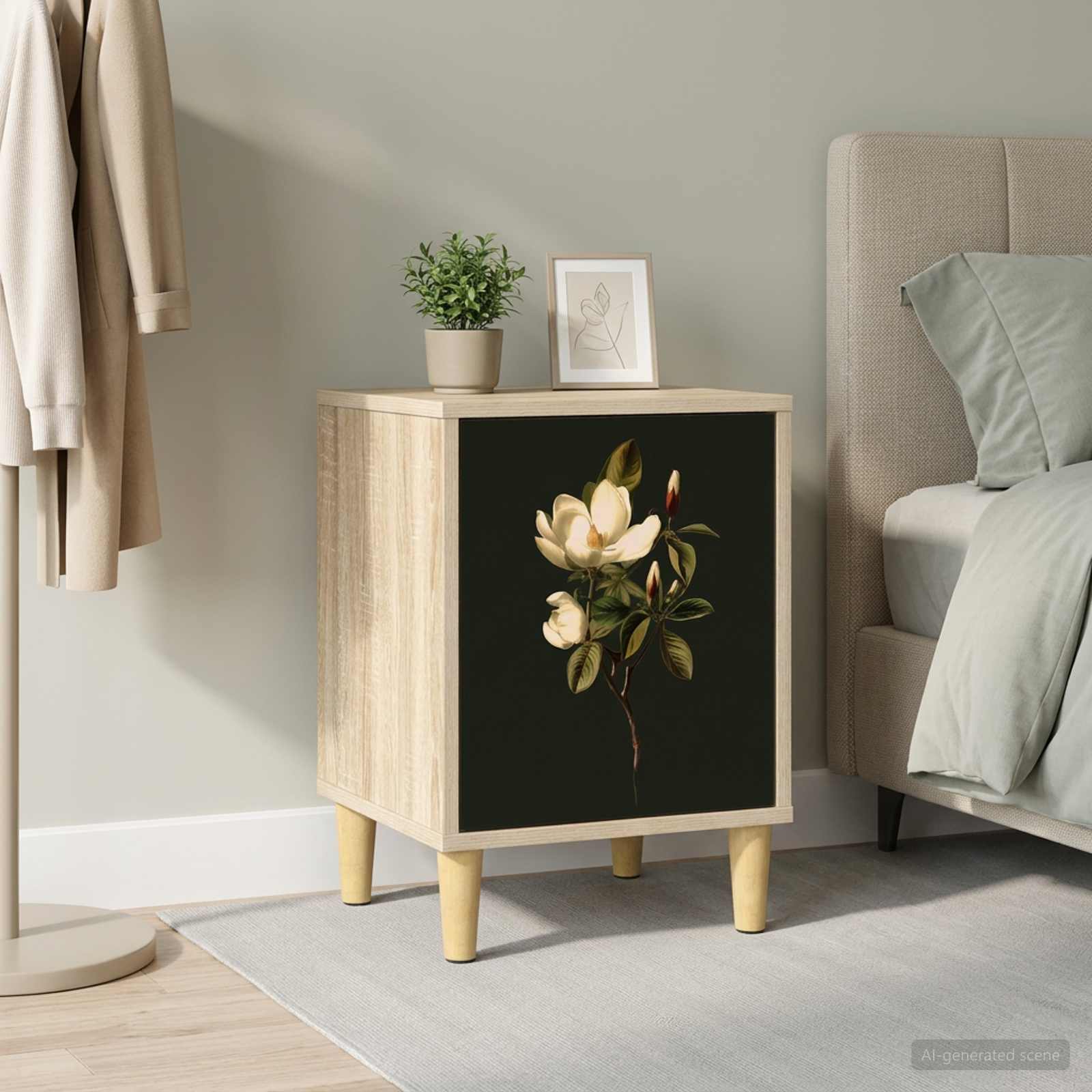 Κομοδίνο BREMEN Sonoma Δρυς 36 x 33 x 50 εκ. Επεξεργασμένο Ξύλο - Pakobazaar
