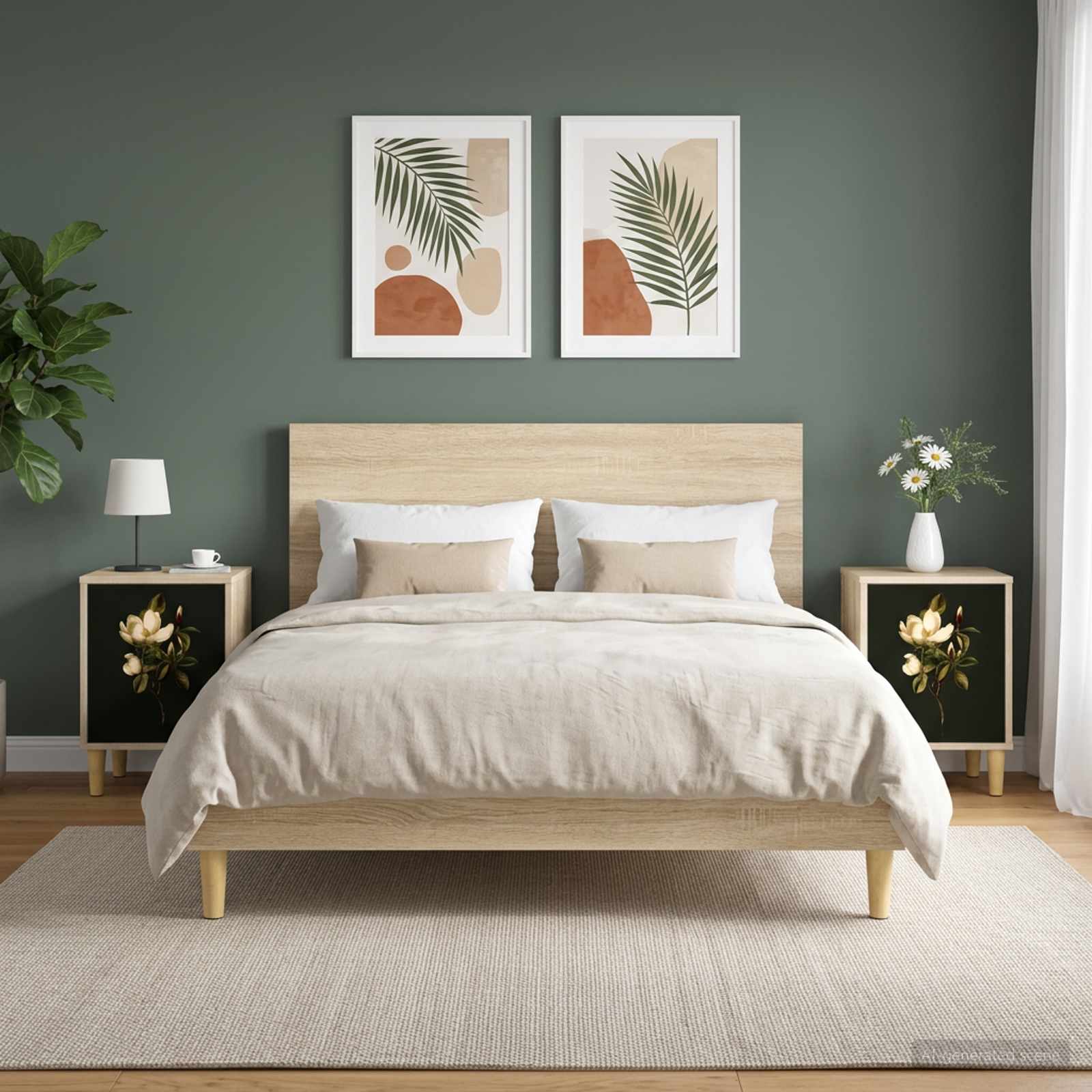 Κομοδίνο BREMEN 2 τμχ. Sonoma Δρυς 36 x 33 x 50 εκ.
