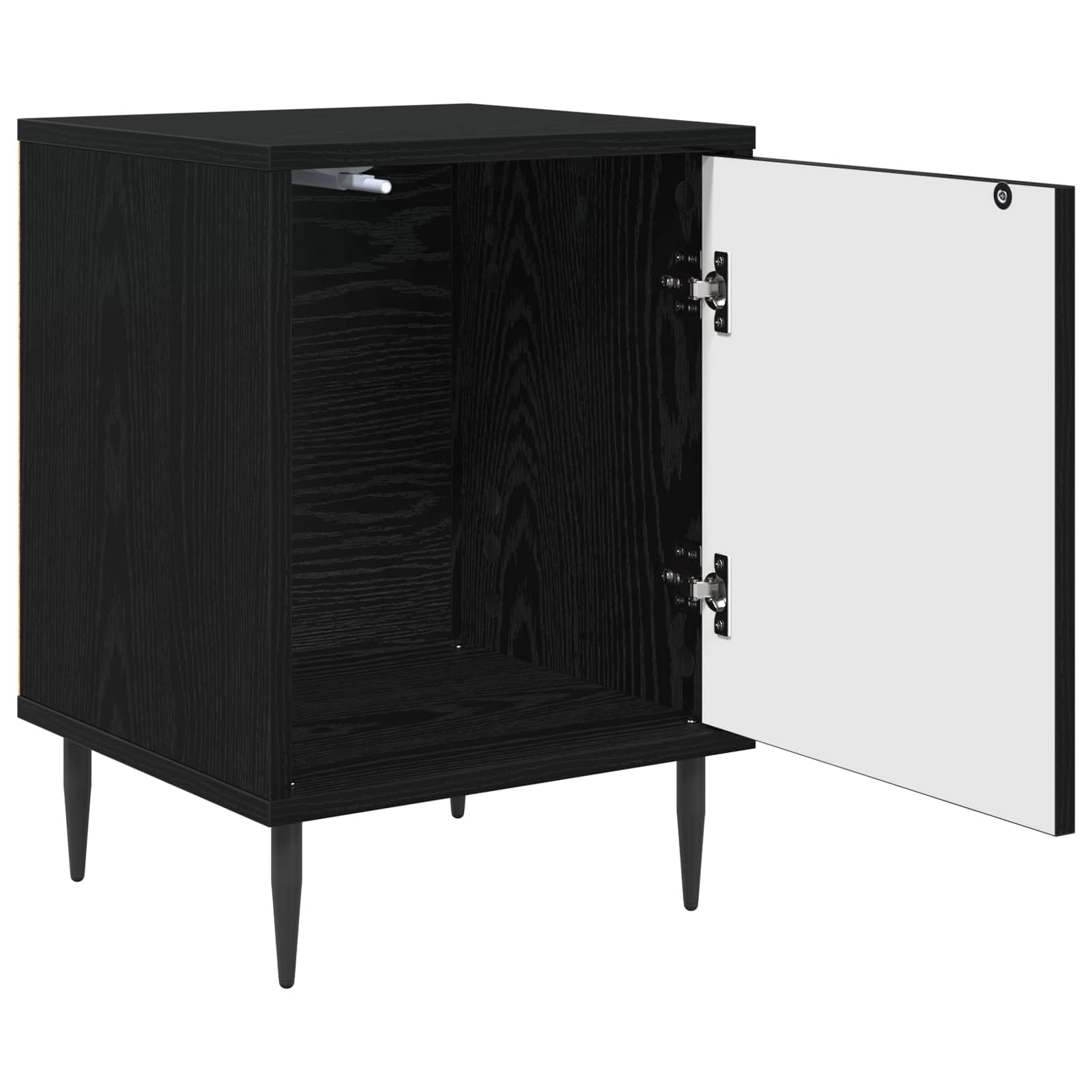 Κομοδίνο BONN 2 τμχ. Μαύρη Δρυς 36 x 33 x 51 εκ. - Pakobazaar