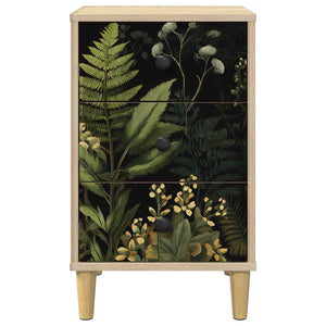 Κομοδίνο RHENEN Sonoma Δρυς 36 x 33 x 60 εκ Επεξεργασμένο Ξύλο