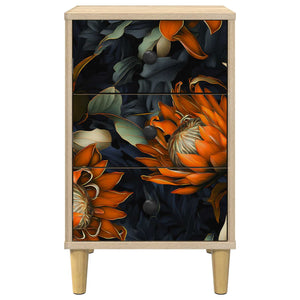 Κομοδίνο LOCHEM 2 τμχ. Sonoma Δρυς 36 x 33 x 60 εκ