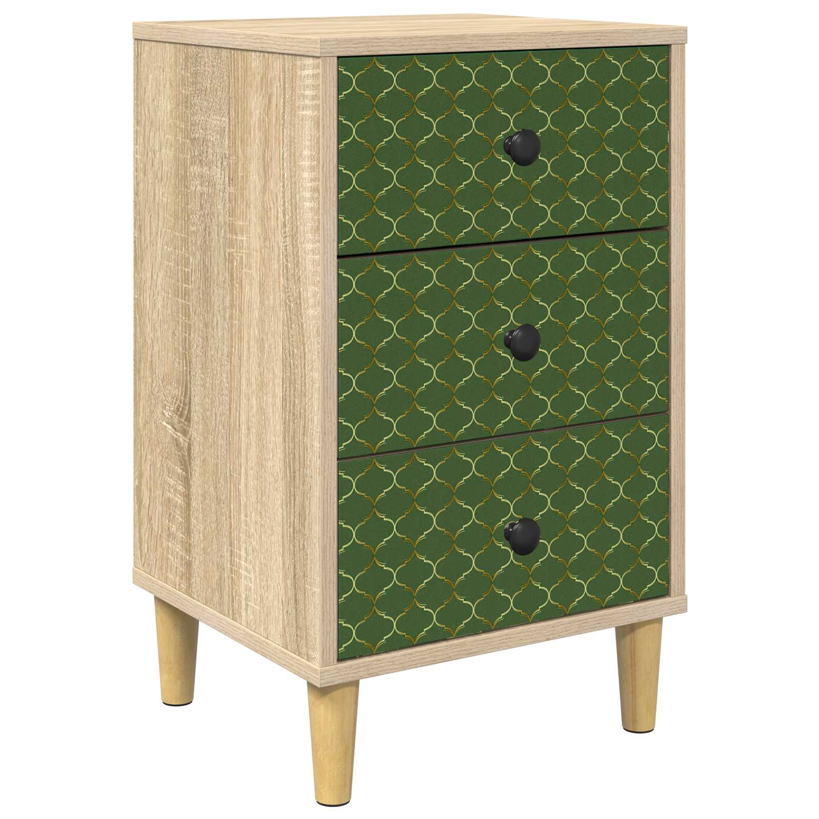 Κομοδίνο GELEEN Sonoma Δρυς 36 x 33 x 60 εκ Επεξεργασμένο Ξύλο