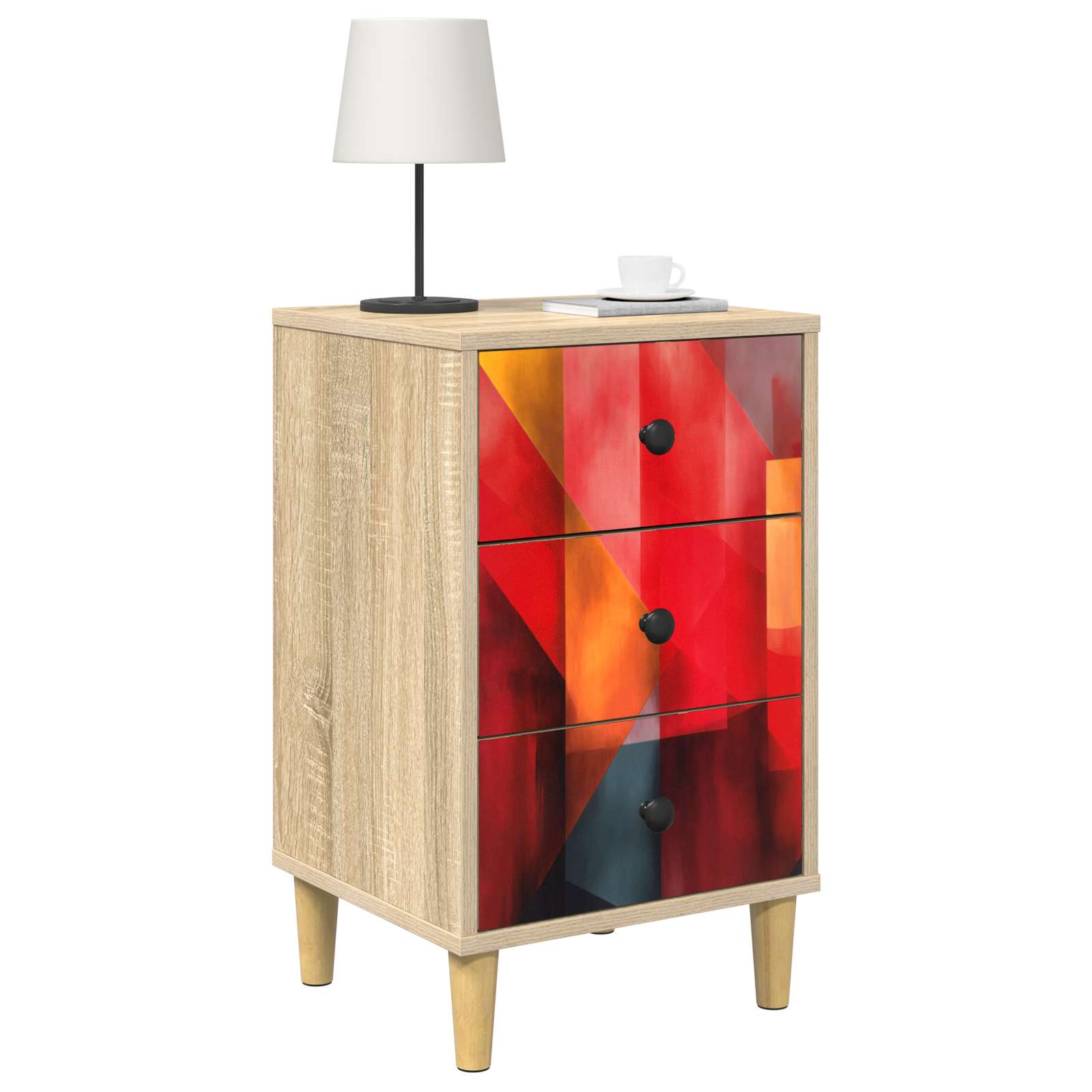 Κομοδίνο HEESCH 2 τμχ. Sonoma Δρυς 36 x 33 x 60 εκ