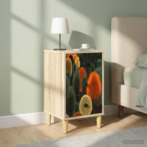 Κομοδίνο ZAANDAM 2 τμχ. Sonoma Δρυς 36 x 33 x 60 εκ