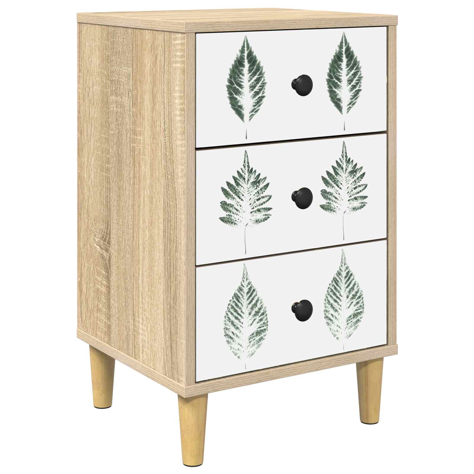 Κομοδίνο HANAU Sonoma Δρυς 36 x 33 x 60 εκ Επεξεργασμένο Ξύλο