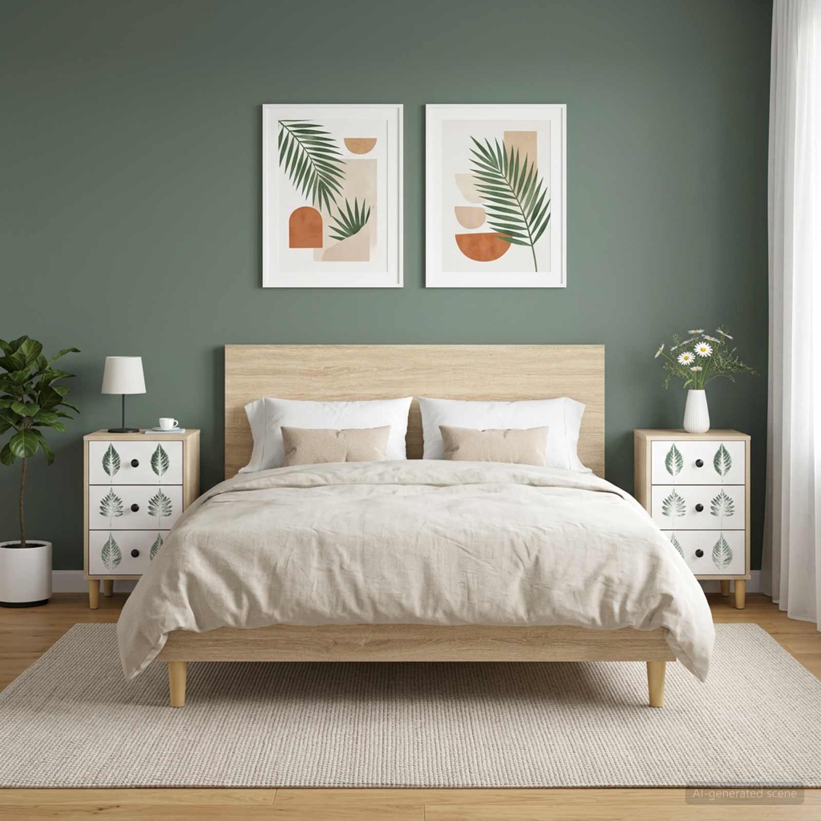 Κομοδίνο HANAU 2 τμχ. Sonoma Δρυς 36 x 33 x 60 εκ