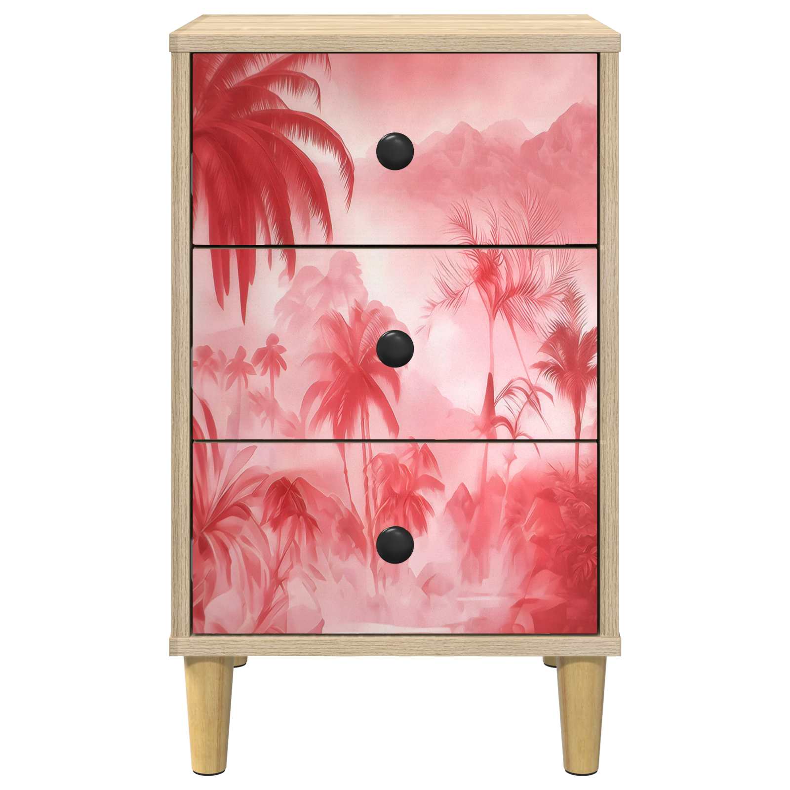 Κομοδίνο AACHEN Sonoma Δρυς 36 x 33 x 60 εκ Επεξεργασμένο Ξύλο