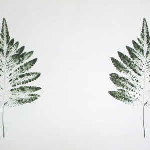 Κουτί με συρτάρια HANAU Πράσινο φύλλο εκτύπωσης Μαύρη Δρυς