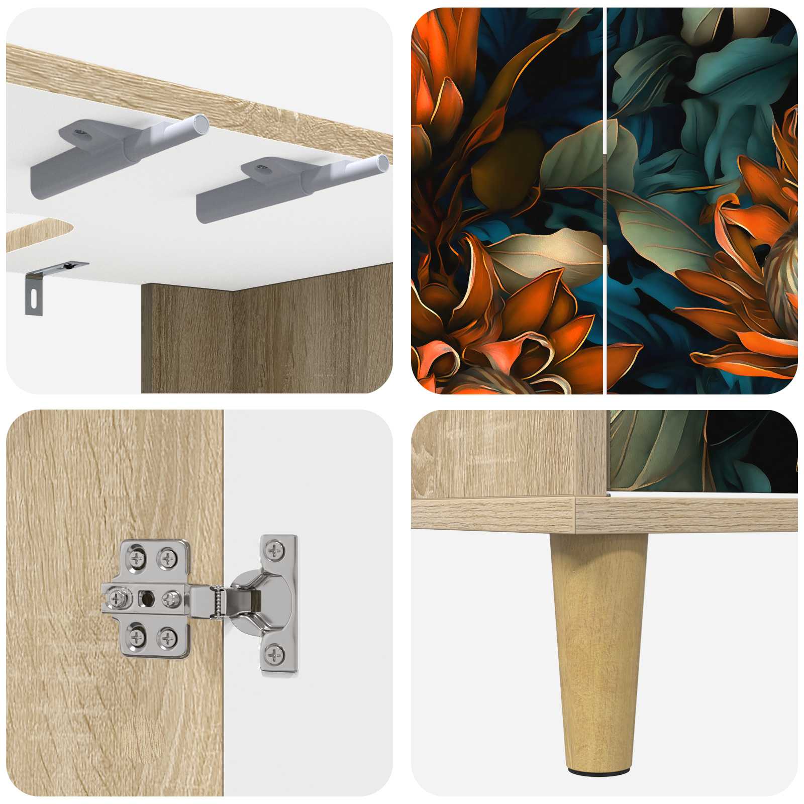 Ντουλάπι Μπάνιου LOCHEM Sonoma 60 x 40 x 60 εκ - Pakobazaar