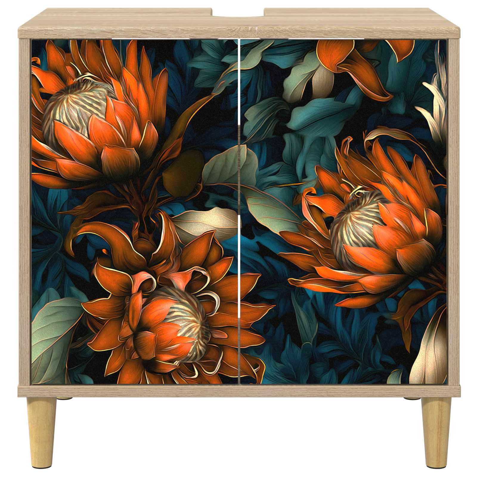 Ντουλάπι Μπάνιου LOCHEM Sonoma 60 x 40 x 60 εκ - Pakobazaar