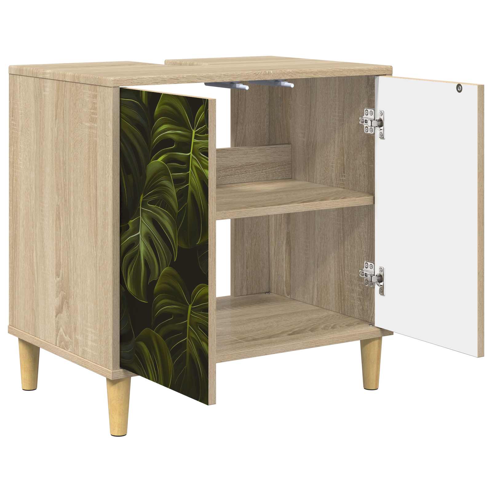 Ντουλάπι Μπάνιου ELBURG Sonoma 60 x 40 x 60 εκ - Pakobazaar