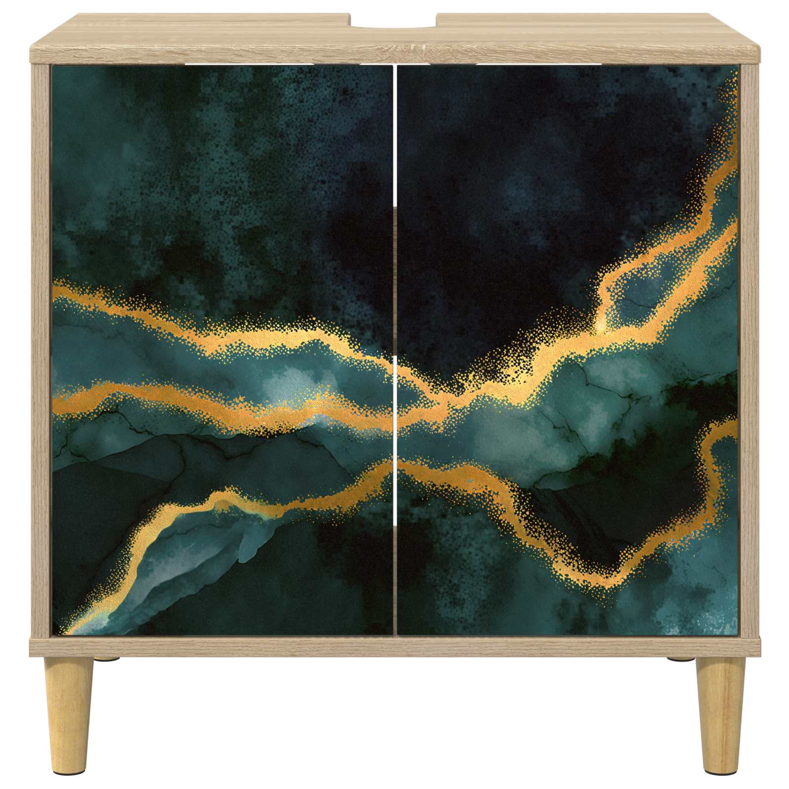 Ντουλάπι Μπάνιου WIJHE Sonoma 60 x 40 x 60 εκ