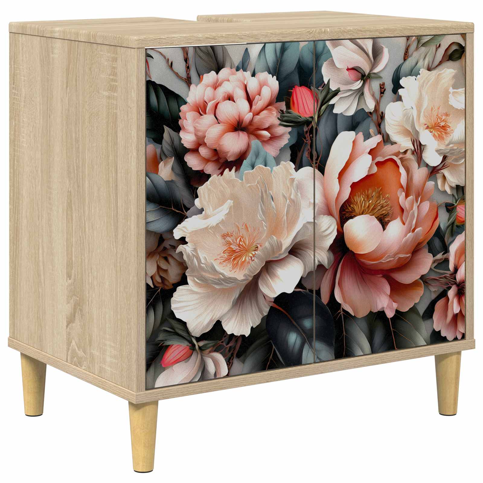 Ντουλάπι Μπάνιου BORNE Sonoma 60 x 40 x 60 εκ - Pakobazaar