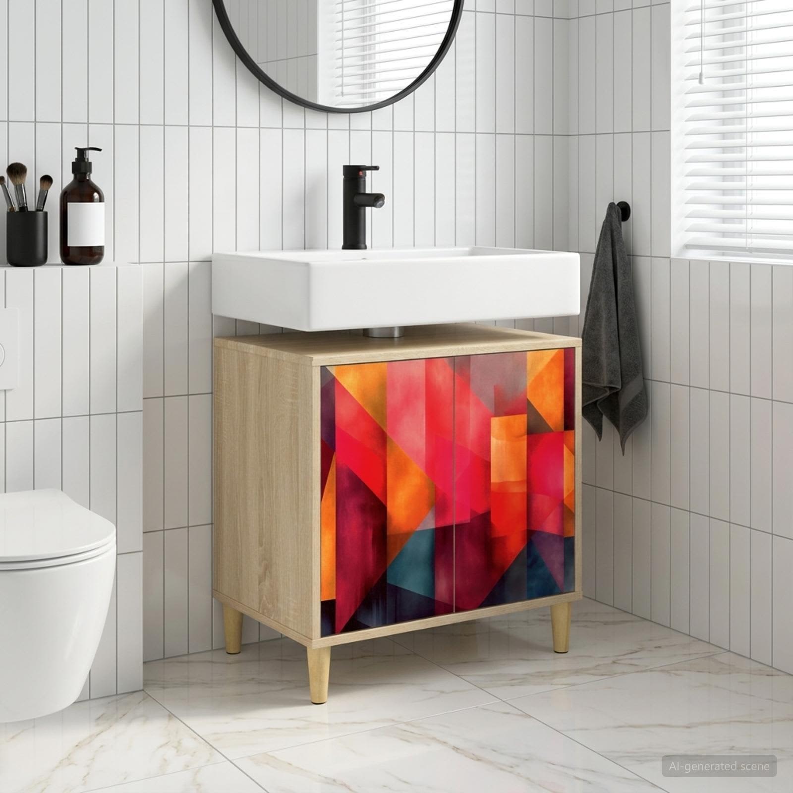 Ντουλάπι Μπάνιου HEESCH Sonoma 60 x 40 x 60 εκ - Pakobazaar