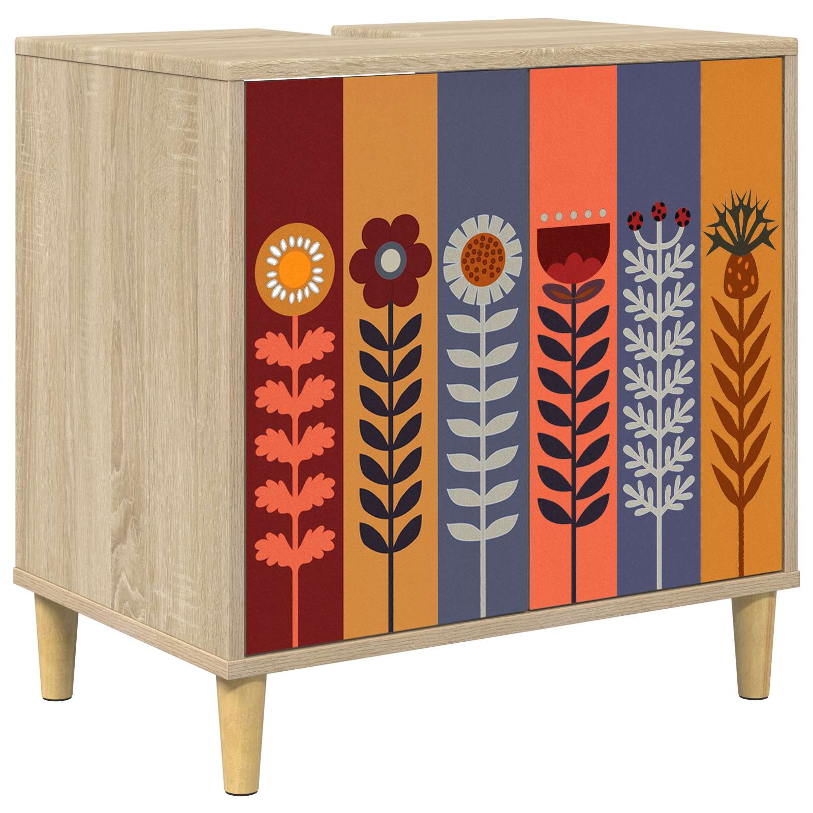 Ντουλάπι Μπάνιου ESSEN Sonoma 60 x 40 x 60 εκ - Pakobazaar