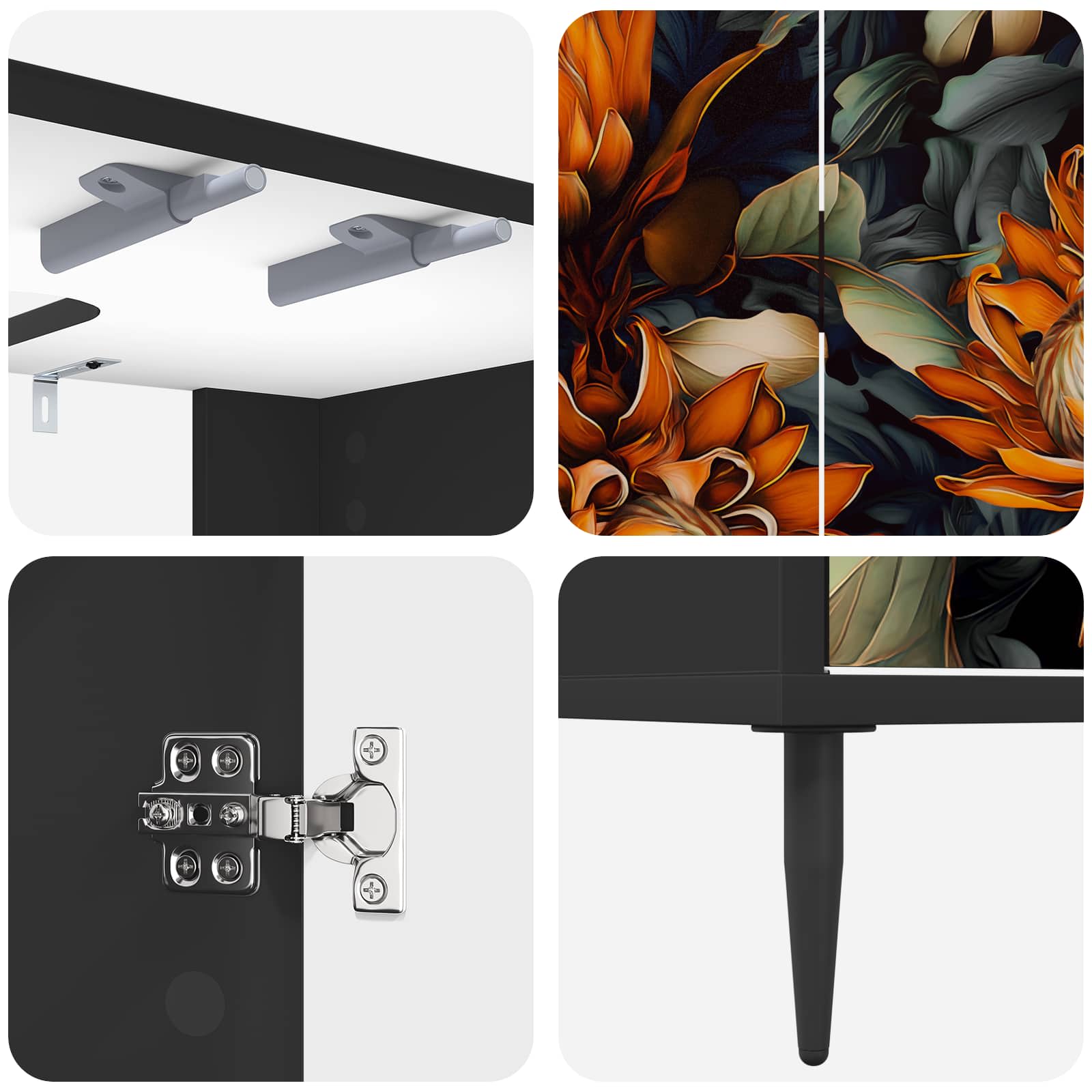 Ντουλάπι Μπάνιου LOCHEM Μαύρη Δρυς 60 x 40 x 61 εκ - Pakobazaar