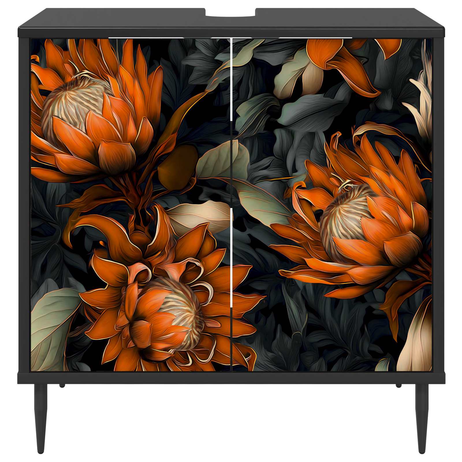 Ντουλάπι Μπάνιου LOCHEM Μαύρη Δρυς 60 x 40 x 61 εκ - Pakobazaar