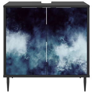 Ντουλάπι Μπάνιου RAALTE Μαύρη Δρυς 60 x 40 x 61 εκ - Pakobazaar