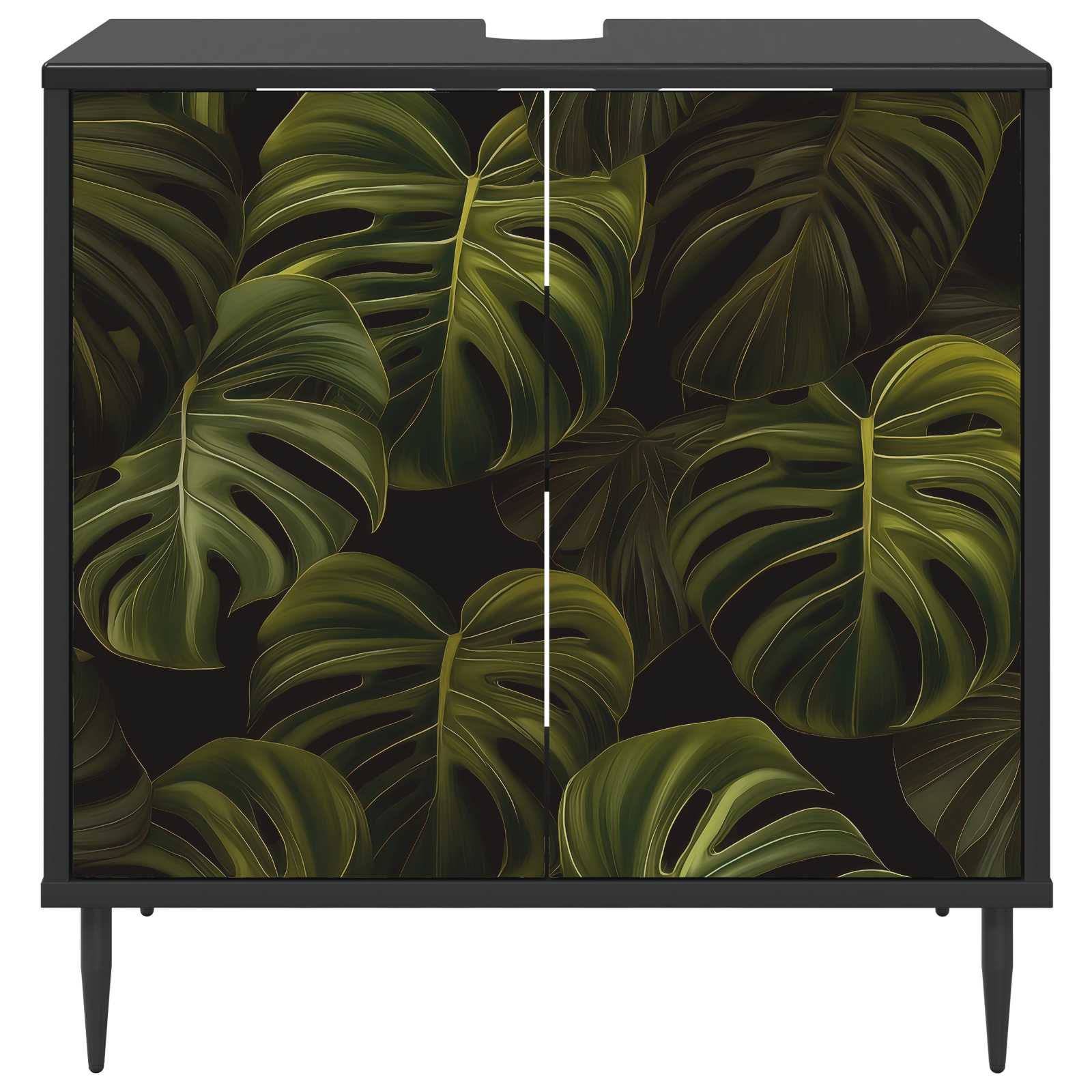 Ντουλάπι Μπάνιου ELBURG Μαύρη Δρυς 60 x 40 x 61 εκ - Pakobazaar