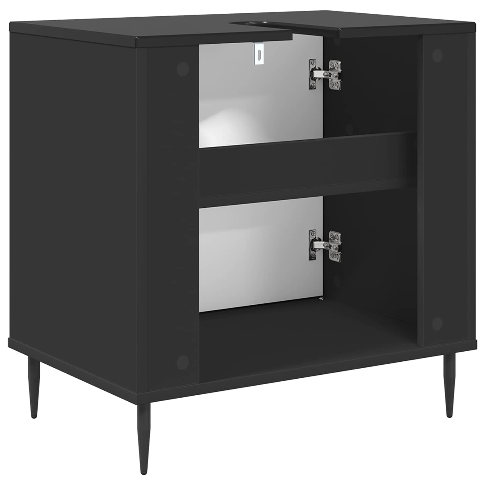 Ντουλάπι Μπάνιου ESSEN Μαύρη Δρυς 60 x 40 x 61 εκ - Pakobazaar