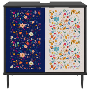 Ντουλάπι Μπάνιου MAINZ Μαύρη Δρυς 60 x 40 x 61 εκ - Pakobazaar