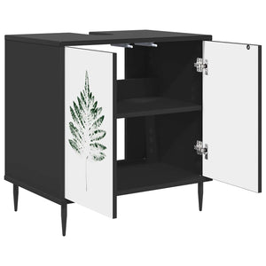 Ντουλάπι Μπάνιου HANAU Μαύρη Δρυς 60 x 40 x 61 εκ