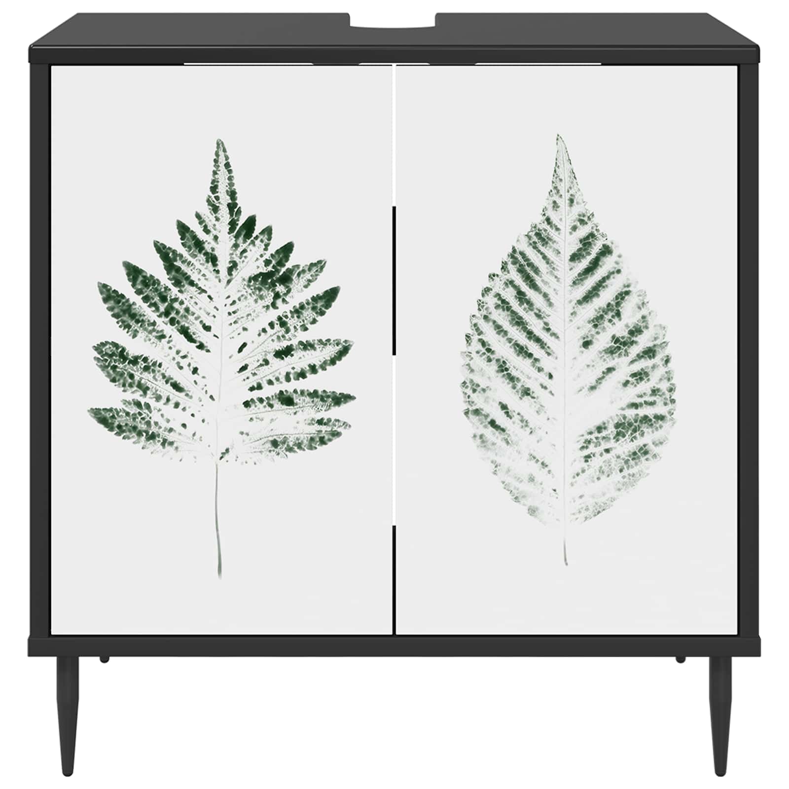 Ντουλάπι Μπάνιου HANAU Μαύρη Δρυς 60 x 40 x 61 εκ - Pakobazaar