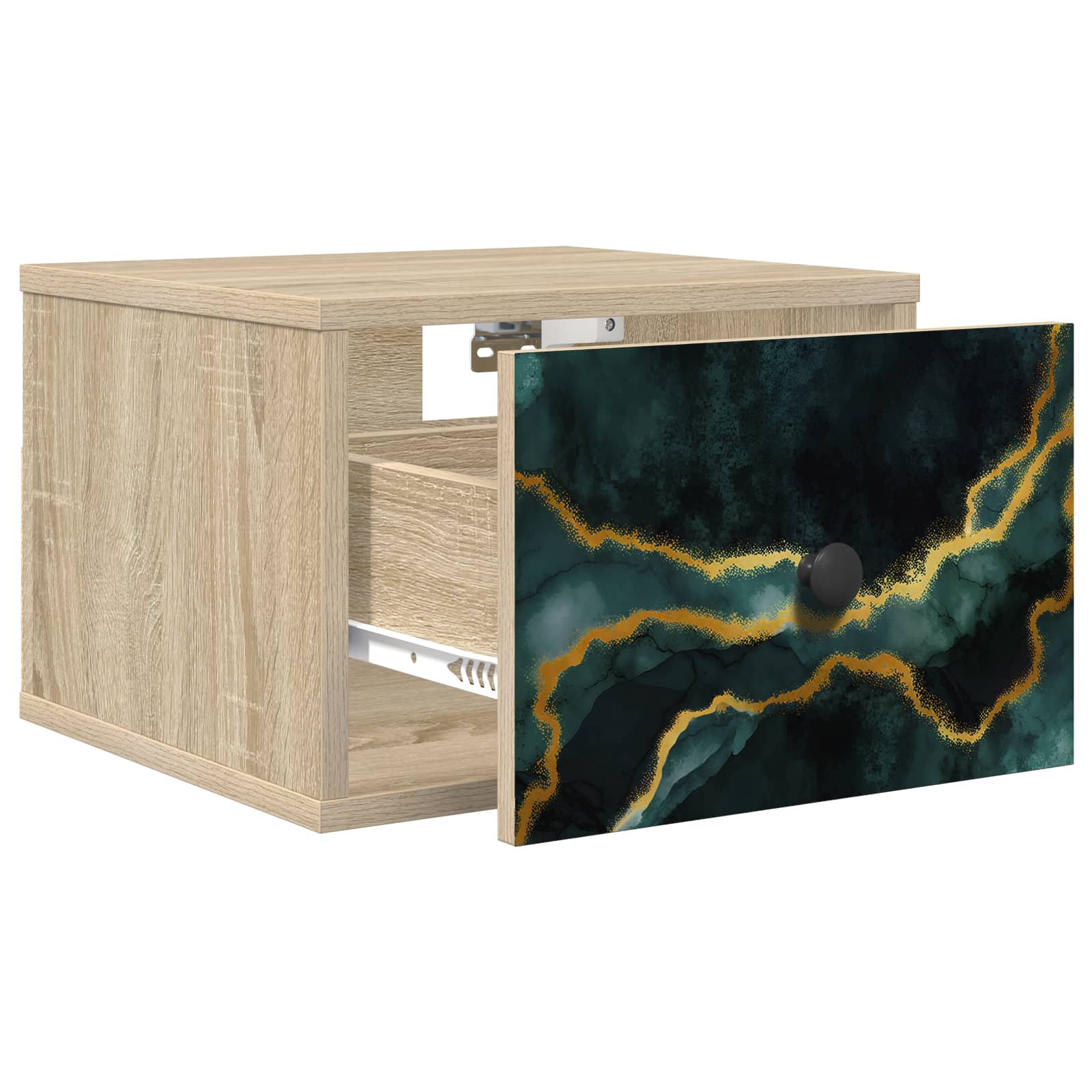 Τοίχου κομοδίνο WIJHE Sonoma Δρυς 36 x 33 x 25 εκ.