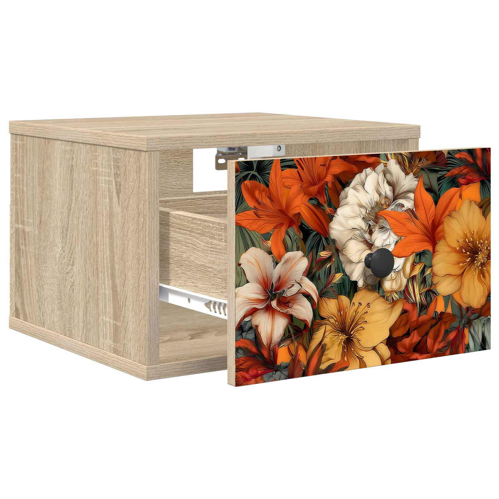 Τοίχου κομοδίνο GENNEP Sonoma Δρυς 36 x 33 x 25 εκ. - Pakobazaar