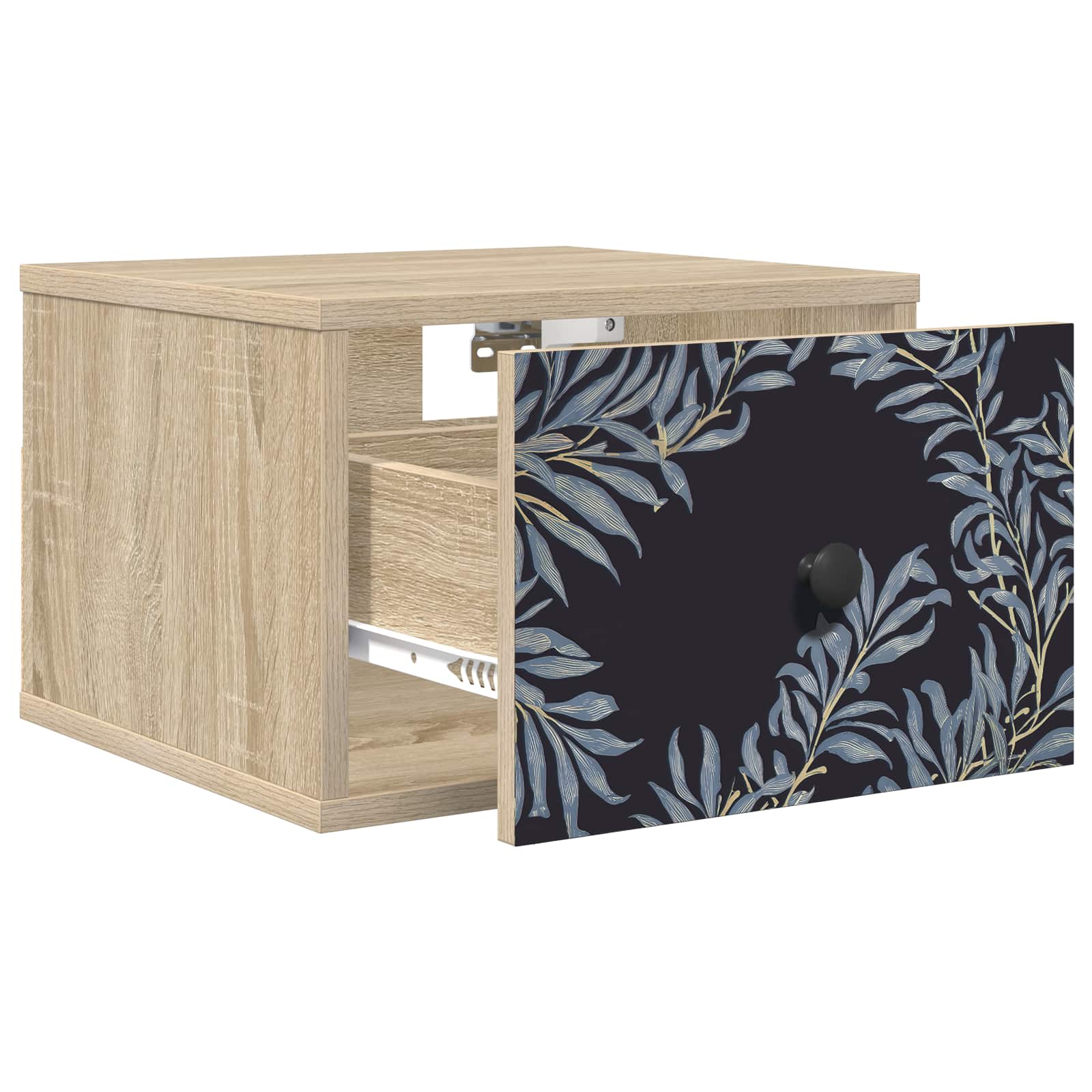Τοίχου κομοδίνο DOKKUM Sonoma Δρυς 36 x 33 x 25 εκ. - Pakobazaar