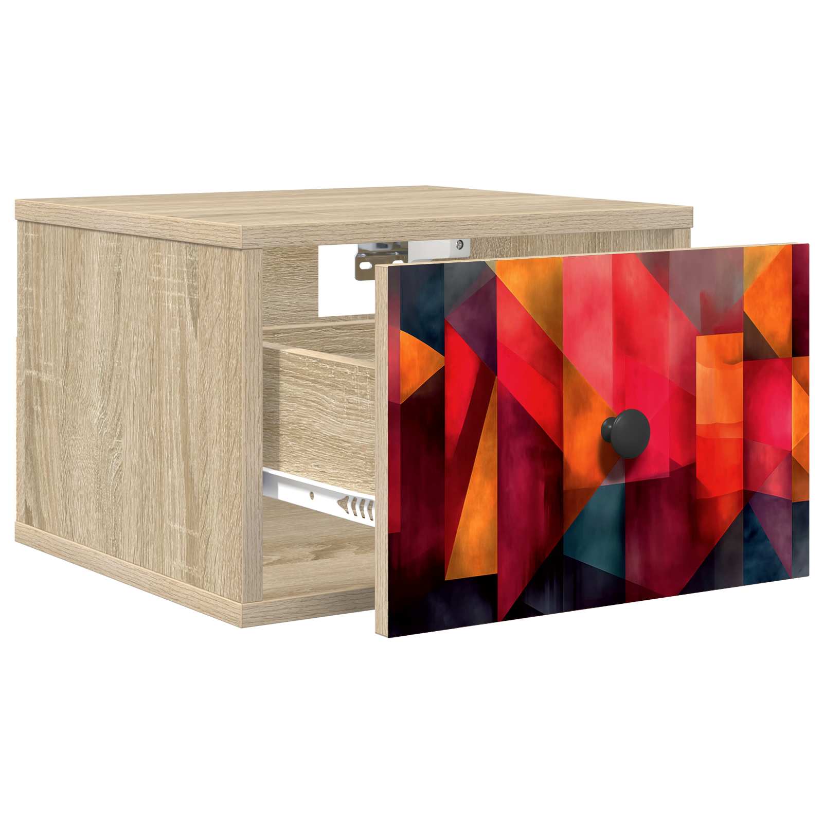 Τοίχου κομοδίνο HEESCH 2 τμχ. Sonoma Δρυς 36 x 33 x 25 εκ. - Pakobazaar