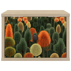 Τοίχου κομοδίνο ZAANDAM 2 τμχ. Sonoma Δρυς 36 x 33 x 25 εκ. - Pakobazaar