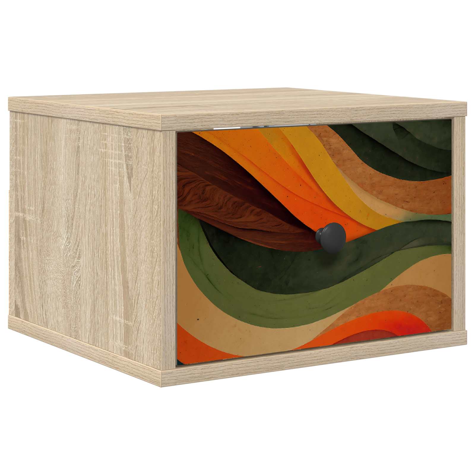 Τοίχου κομοδίνο BONN Sonoma Δρυς 36 x 33 x 25 εκ. - Pakobazaar