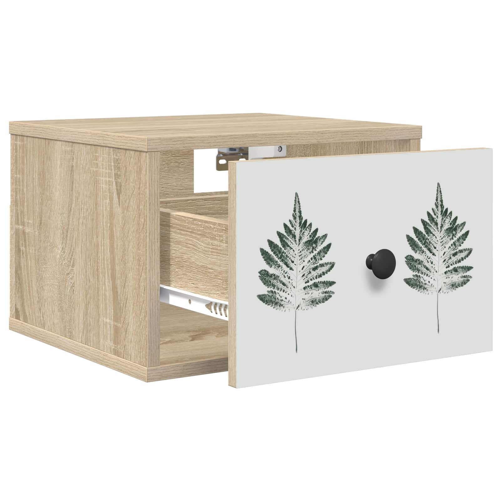 Τοίχου κομοδίνο HANAU 2 τμχ. Sonoma Δρυς 36 x 33 x 25 εκ. - Pakobazaar