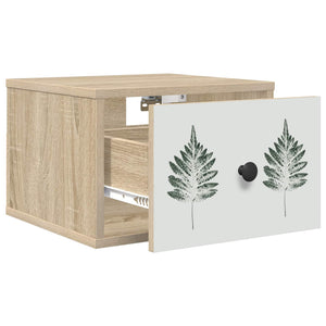 Τοίχου κομοδίνο HANAU 2 τμχ. Sonoma Δρυς 36 x 33 x 25 εκ. - Pakobazaar