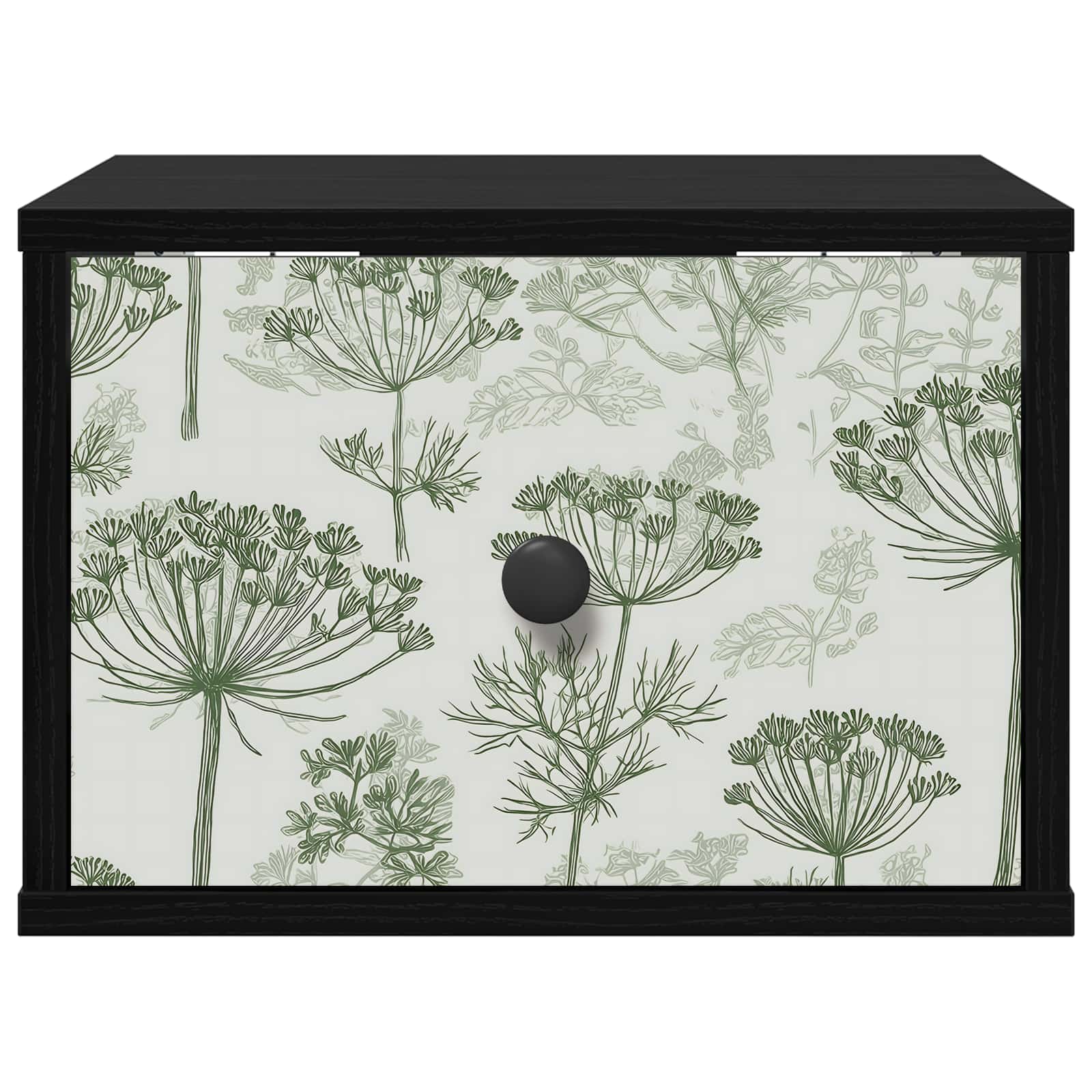 Τοίχου κομοδίνο GOTHA Μαύρη Δρυς 36 x 33 x 25 εκ. - Pakobazaar