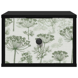 Τοίχου κομοδίνο GOTHA Μαύρη Δρυς 36 x 33 x 25 εκ. - Pakobazaar