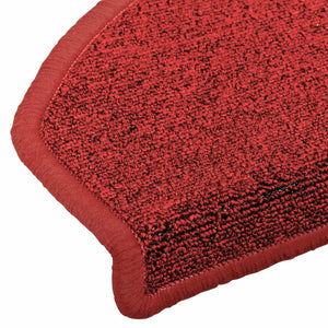 Αυτοκόλλητα Ματ Σκαλοπατιών 15 pcs Κόκκινο 80 x 24,5 x 3,5 εκ. - Pakobazaar