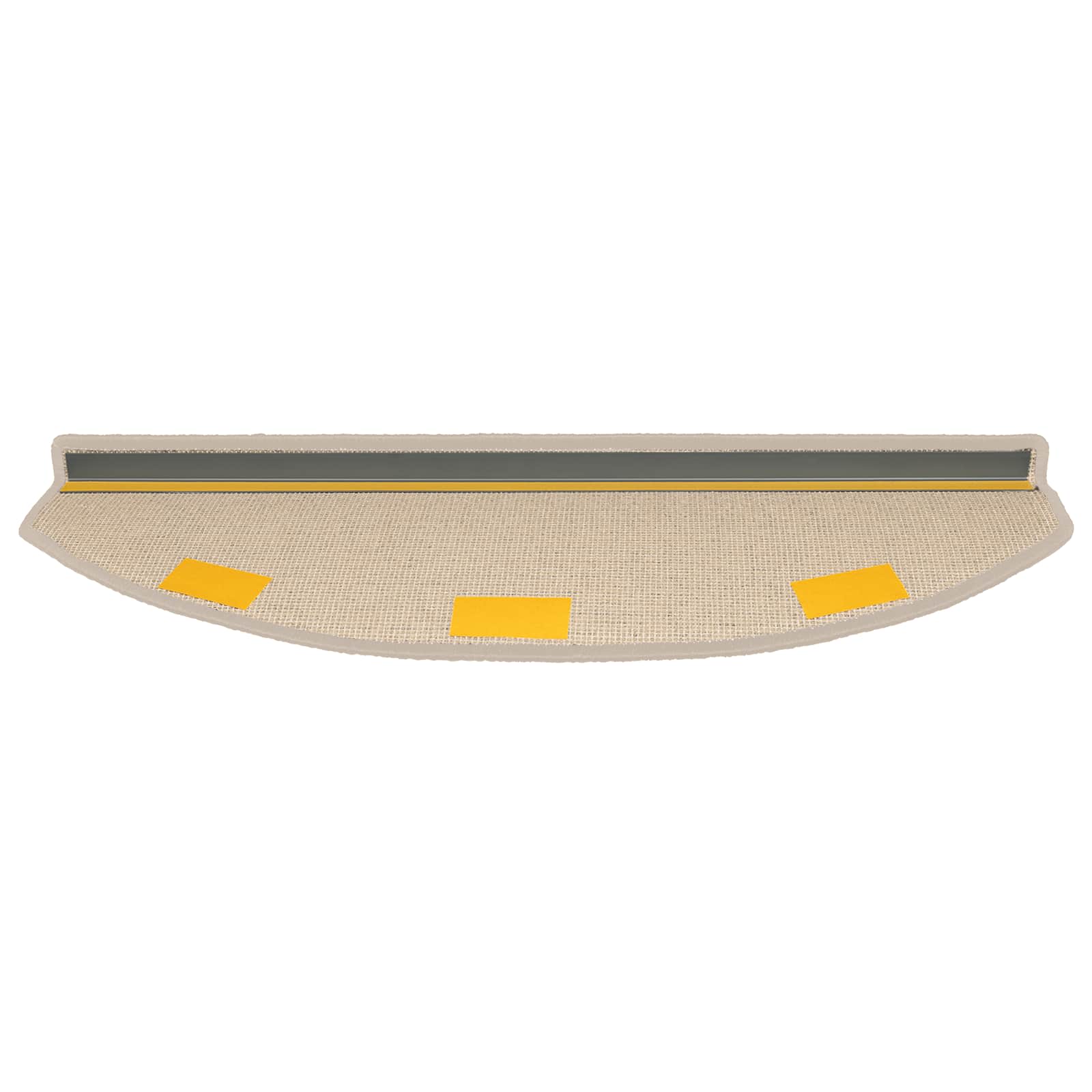 Αυτοκόλλητα Ματ Σκαλοπατιών 15 pcs Taupe 80 x 24,5 x 3,5 εκ. - Pakobazaar