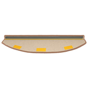 Αυτοκόλλητα Ματ Σκαλοπατιών 15 pcs Καφέ 80 x 24,5 x 3,5 εκ. - Pakobazaar