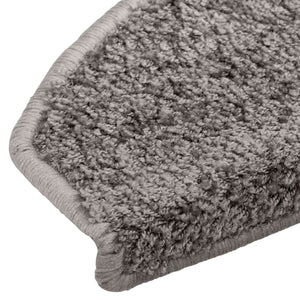 Αυτοκόλλητα Ματ Σκαλοπατιών 15 pcs Γκρι 80 x 24,5 x 3,5 εκ. - Pakobazaar