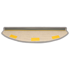 Αυτοκόλλητα Ματ Σκαλοπατιών 15 pcs Γκρι 80 x 24,5 x 3,5 εκ. - Pakobazaar