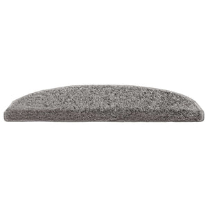 Αυτοκόλλητα Ματ Σκαλοπατιών 15 pcs Γκρι 80 x 24,5 x 3,5 εκ. - Pakobazaar