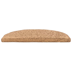 Αυτοκόλλητα Ματ Σκαλοπατιών 15 pcs Μπεζ 80 x 24,5 x 3,5 εκ. - Pakobazaar