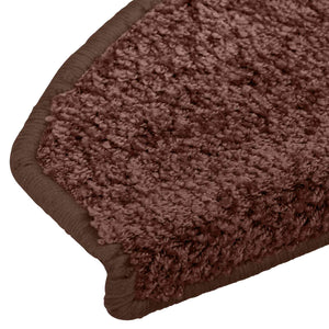 Αυτοκόλλητα Ματ Σκαλοπατιών 15 pcs Καφέ 80 x 24,5 x 3,5 εκ. - Pakobazaar