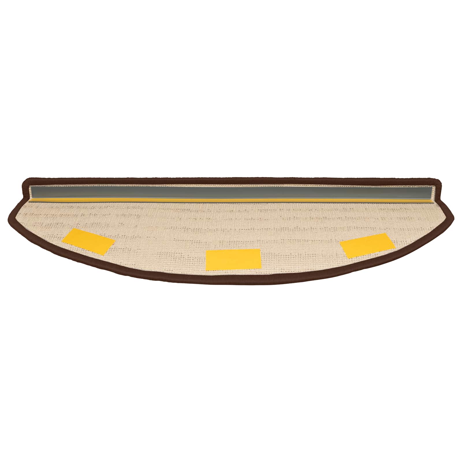 Αυτοκόλλητα Ματ Σκαλοπατιών 15 pcs Καφέ 80 x 24,5 x 3,5 εκ. - Pakobazaar