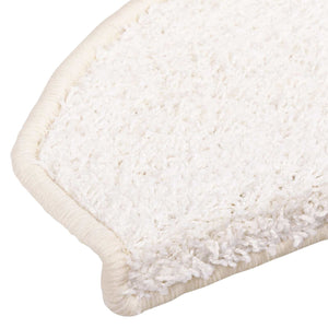Αυτοκόλλητα Ματ Σκαλοπατιών 15 pcs Λευκό 80 x 24,5 x 3,5 εκ. - Pakobazaar