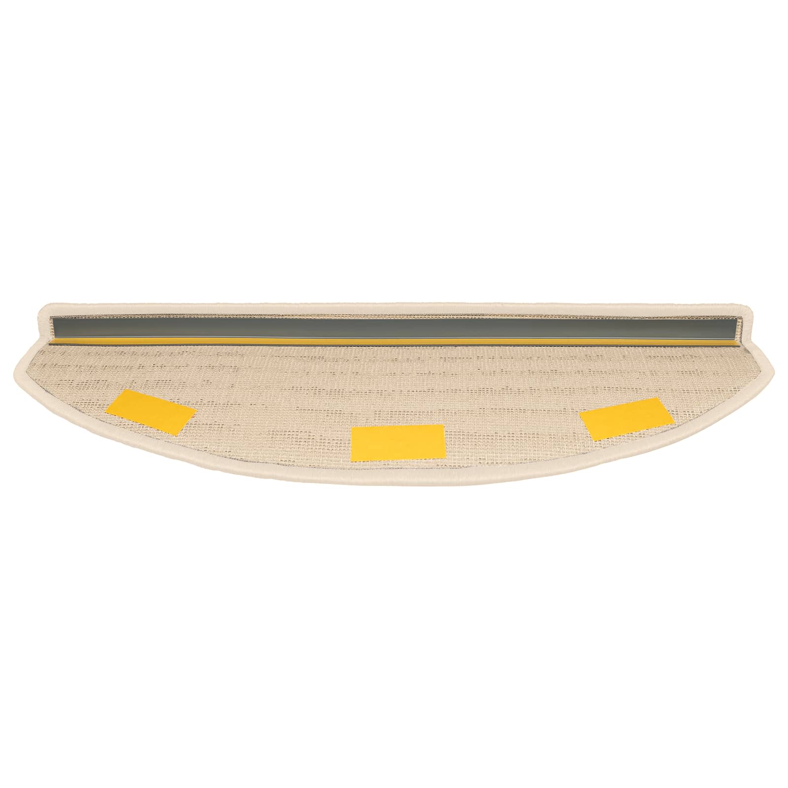 Αυτοκόλλητα Ματ Σκαλοπατιών 15 pcs Λευκό 80 x 24,5 x 3,5 εκ. - Pakobazaar