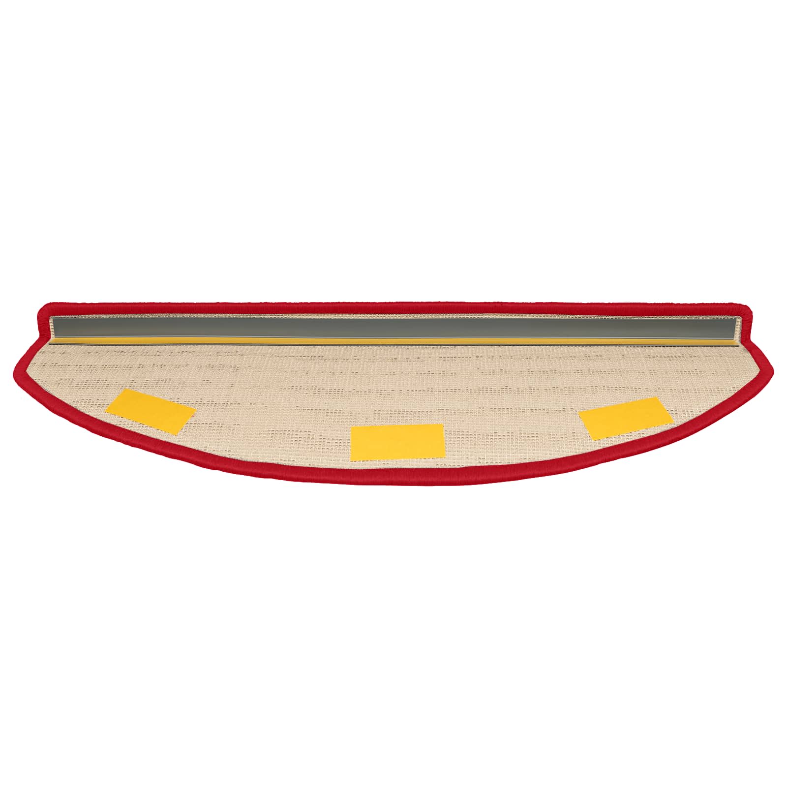Αυτοκόλλητα Ματ Σκαλοπατιών 15 pcs Κόκκινο 80 x 24,5 x 3,5 εκ. - Pakobazaar